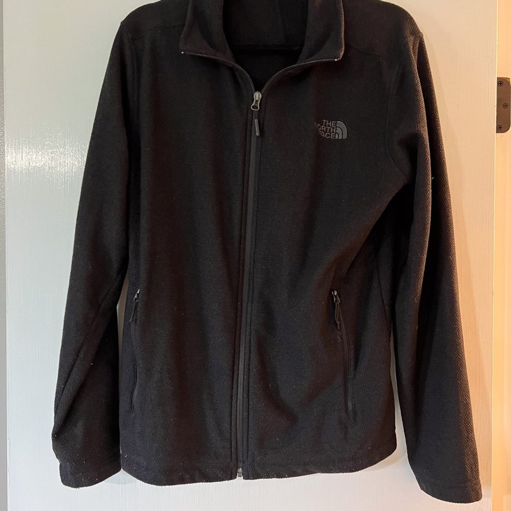 Mens The North Face Black Soft Shell Jacket Coat Size Large